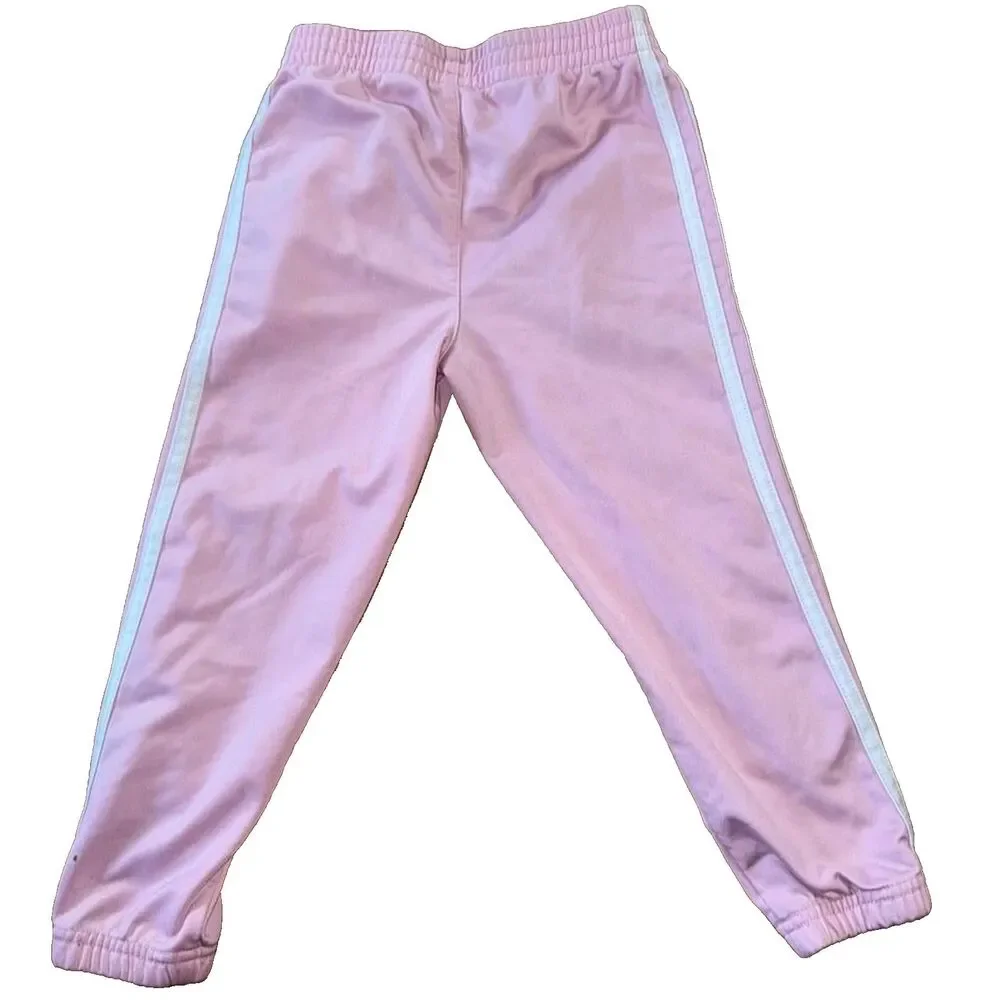 Toddler Adidas Pink Joggers tracksuits sz 4T kids